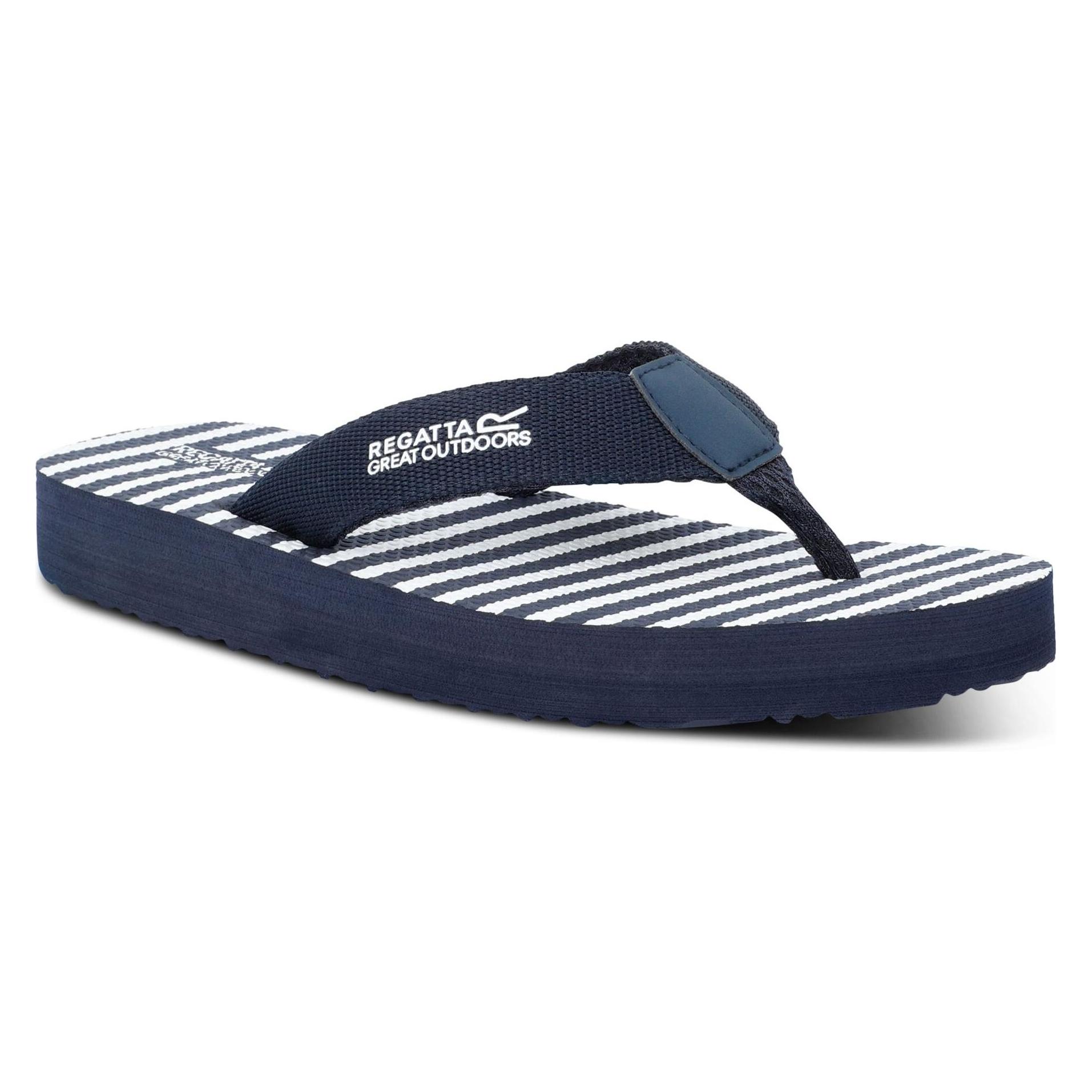 Regatta, Damen, Flip-Flops, Catarina, Blau, Mehrfarbig, Weiss, (41)