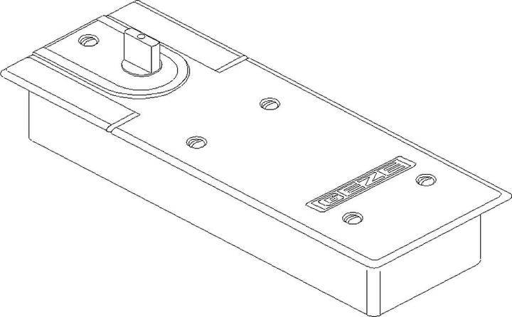 Actual product image Geze Floor springs STOP TS 500 NV (Indoor)