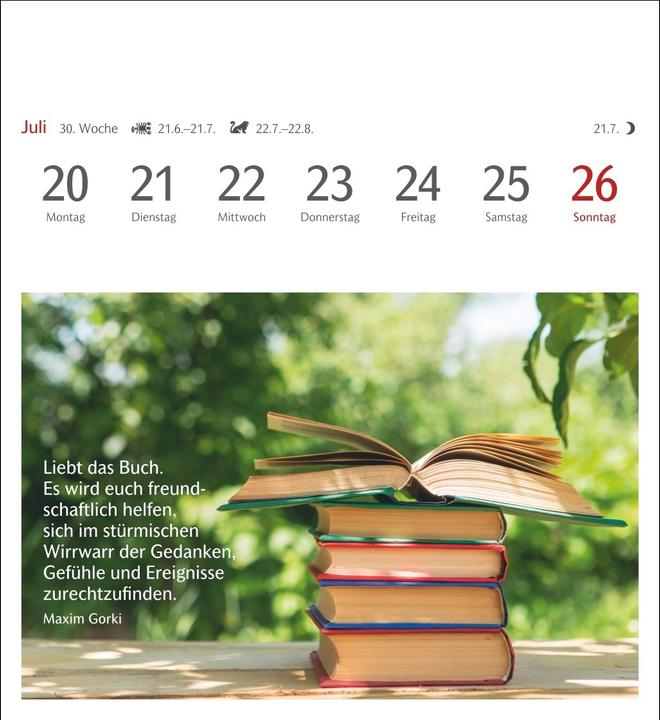 Actual product image Harenberg Die Welt der Bücher Postkartenkalender 2026 - Wochenkalender mit 53 Literaturpos (German)