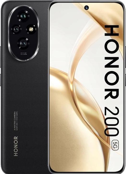 Actual product image Honor 200 (512 GB, Black, 6.70", Dual SIM, 5G)