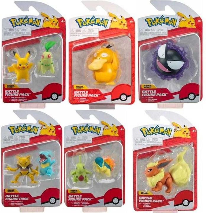 Image du produit Jazwares Pokémon: Germignon & Pikachu