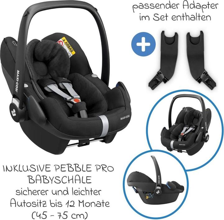 Produktbild ABC Design Buggy & Sportwagen Avus inkl. Autositz Pebble Buggys & Sportwagen