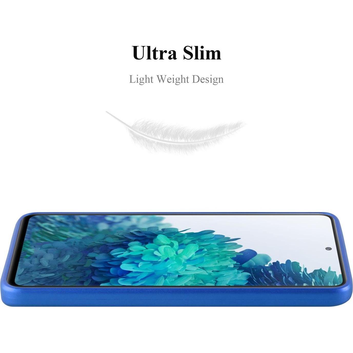 Thumbnail - Cadorabo TPU Matt Metallic Cover (Samsung Galaxy S20 FE), Smartphone Hülle, Blau