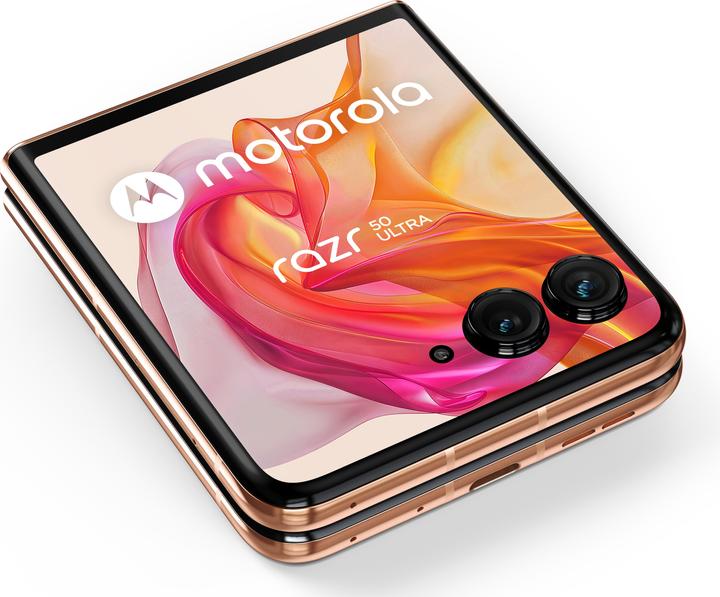 Produktbild Motorola Razr 50 Ultra (512 GB, Peach Fuzz, 6.90", SIM + eSIM, 5G)