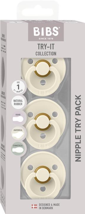 Produktbild Bibs Try-it Colour Nuggis (3x, 0 - 6 Monate)