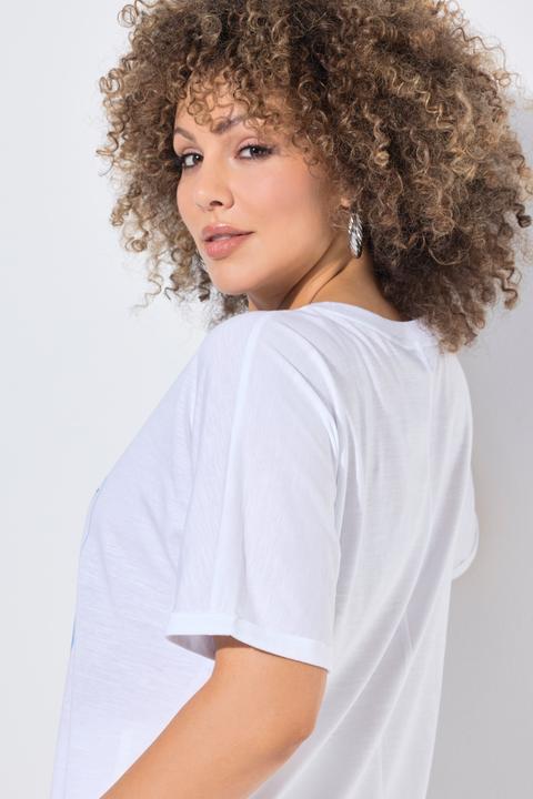 Produktbild Ulla Popken T-Shirt, Meerestiere, Oversized, Rundhals, Halbarm (62)