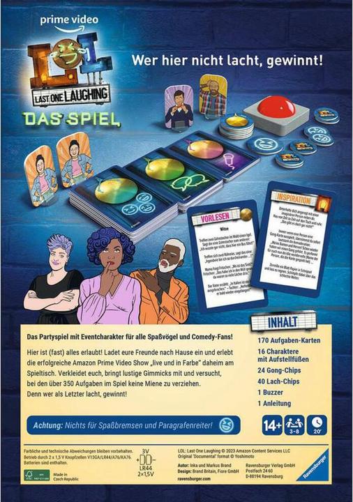 Produktbild Ravensburger Last One Laughing (Deutsch)