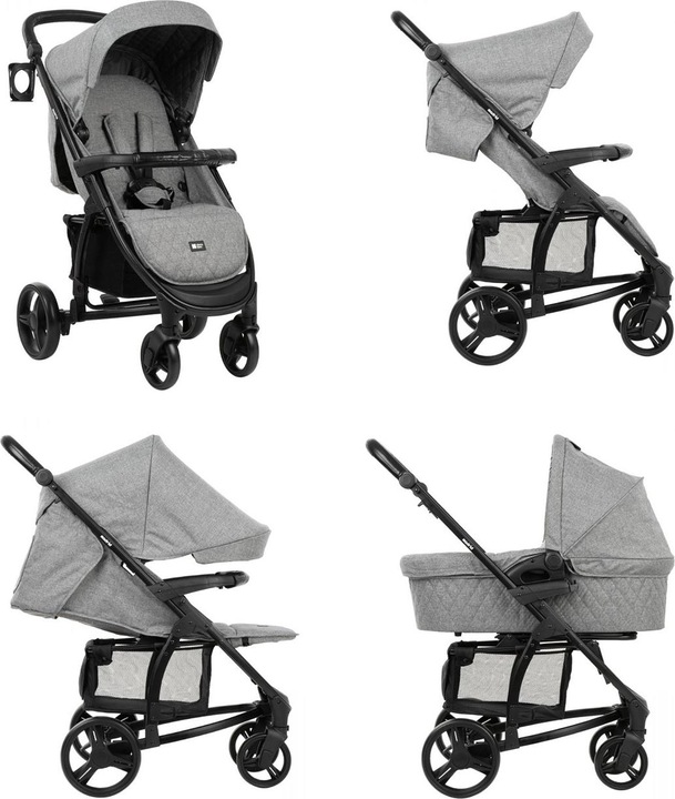 Immagine prodotto Kikkaboo Madrid 3 in 1 passeggino combinato