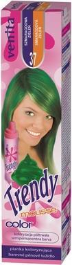 Actual product image Venta Venita - Trendy Colour Mousse Hair Coloring Piano 37 Emerald Green 75Ml (37 Emerald Green)
