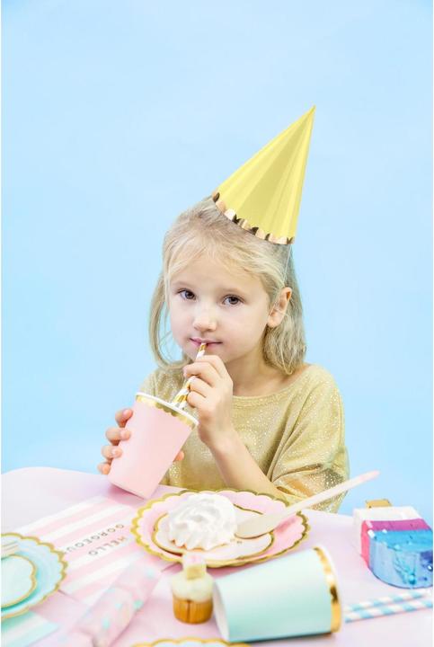 Actual product image Partydeco Party hats Yummy pastel, 16 x 10 cm, 6 pieces (6 Piece)