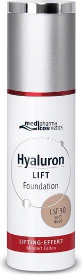 Produktbild Medipharma cosmetics Hyaluron Lift Foundation LSF30 soft nude mit Lifting-Effekt, 30 ml Creme