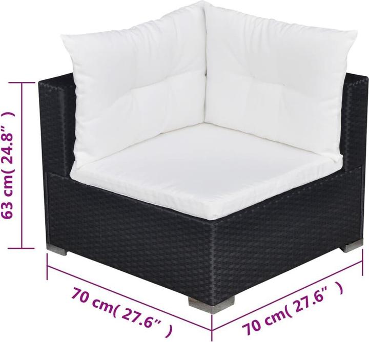 Image du produit vidaXL Gartensofa
