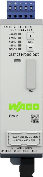 Produktbild Wago 2787-2344/000-070 Stromversorgung Pro 2.3-phasig
