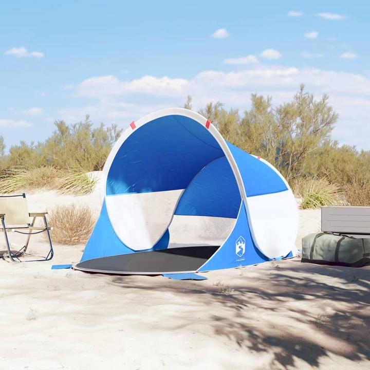 Produktbild VidaXL Strandzelt 2 Personen Pop-Up Wasserdicht (Strandzelt + Strandmuschel, 1.30 kg, 2 Personen)