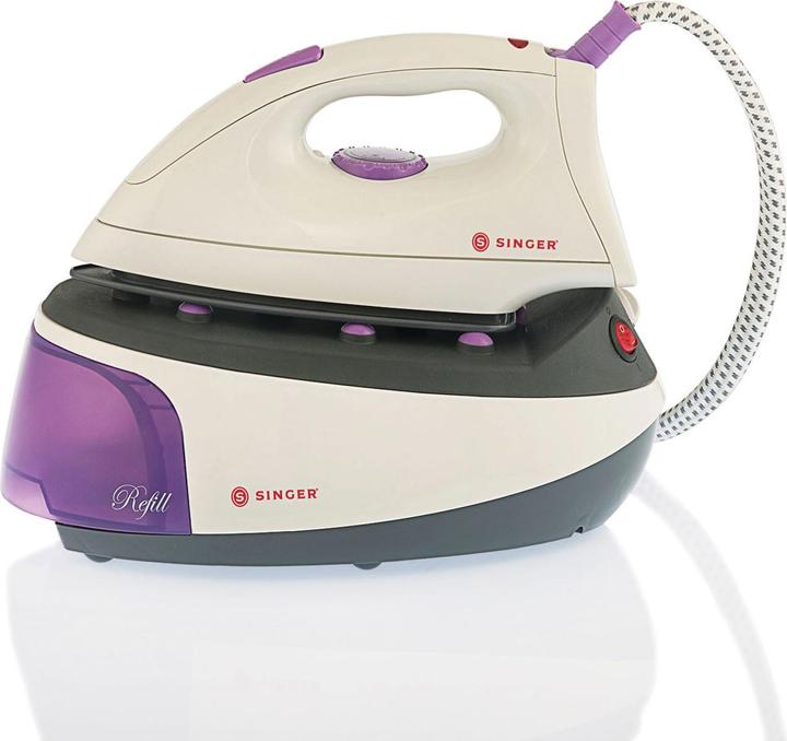 Image du produit Singer SHG 2627 Fer à repasser 850 W 0.8 L Céramique Gris, Violet, Blanc (850 W)