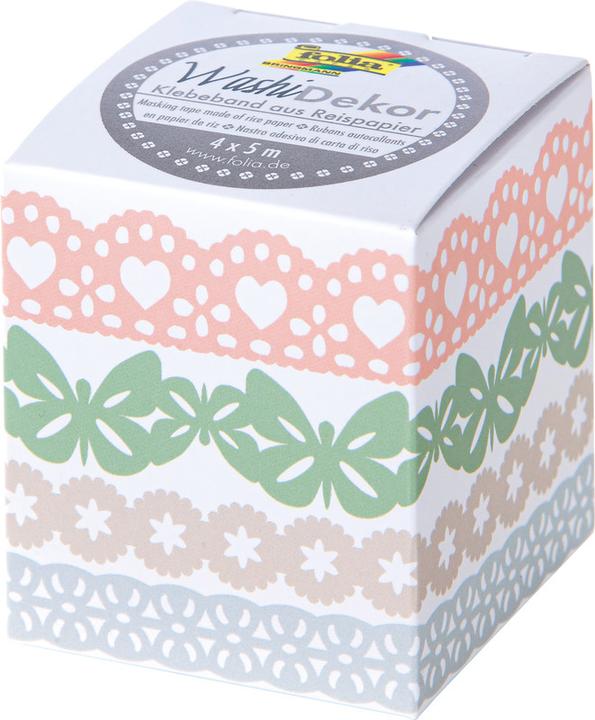 Produktbild Folia Washi Dekor Spitzenbordüre Set