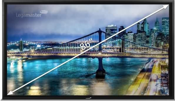 Produktbild Legamaster e-Screen Touchdisplay STX-86 mobil (86")