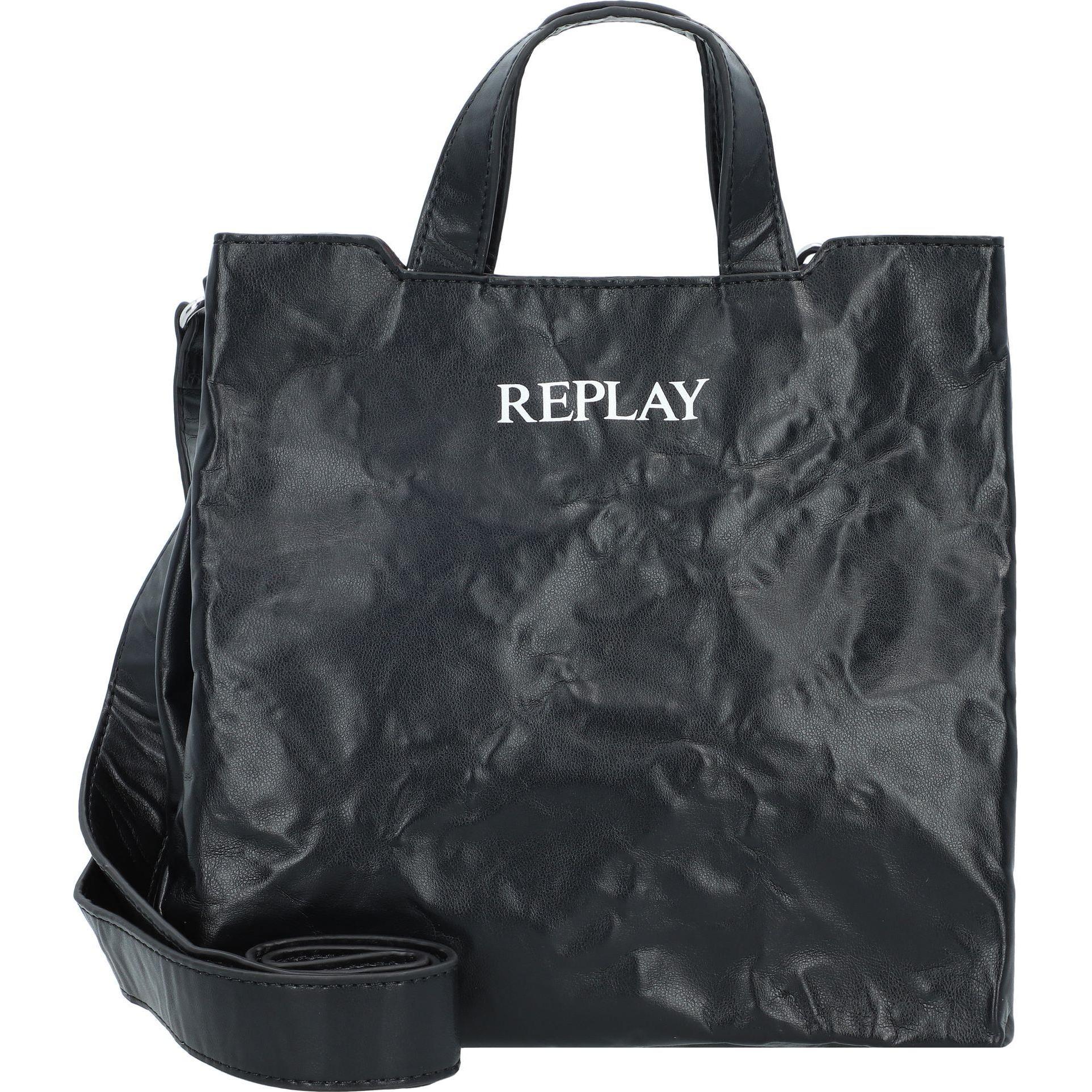Replay, Handtasche, Handtasche 21.5 cm, Schwarz