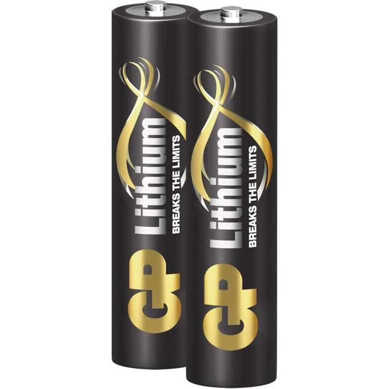 GP Batteries 24LF-U2 LITIO 1,5V AAA FR03 (2 pz., AAA / LR03 / Micro / R03 / AM4 / MN2400 / KR03), Batterie + pile