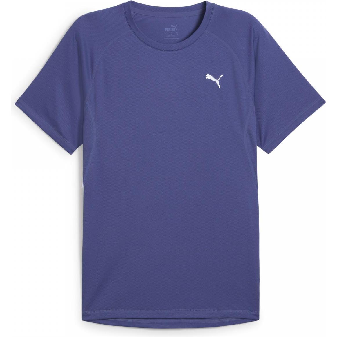 Puma, Herren, Sportshirt, M Run Velocity Tee (Poly) (S), Weiss, S
