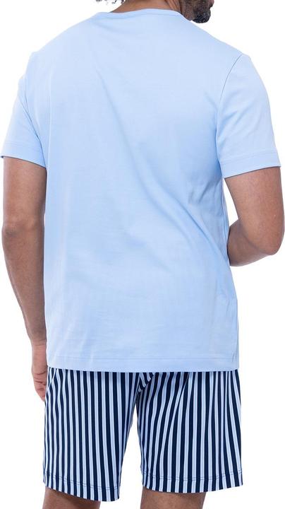Produktbild Mey - Graphic Stripes - Schlafanzug (M Hellblau) (M)