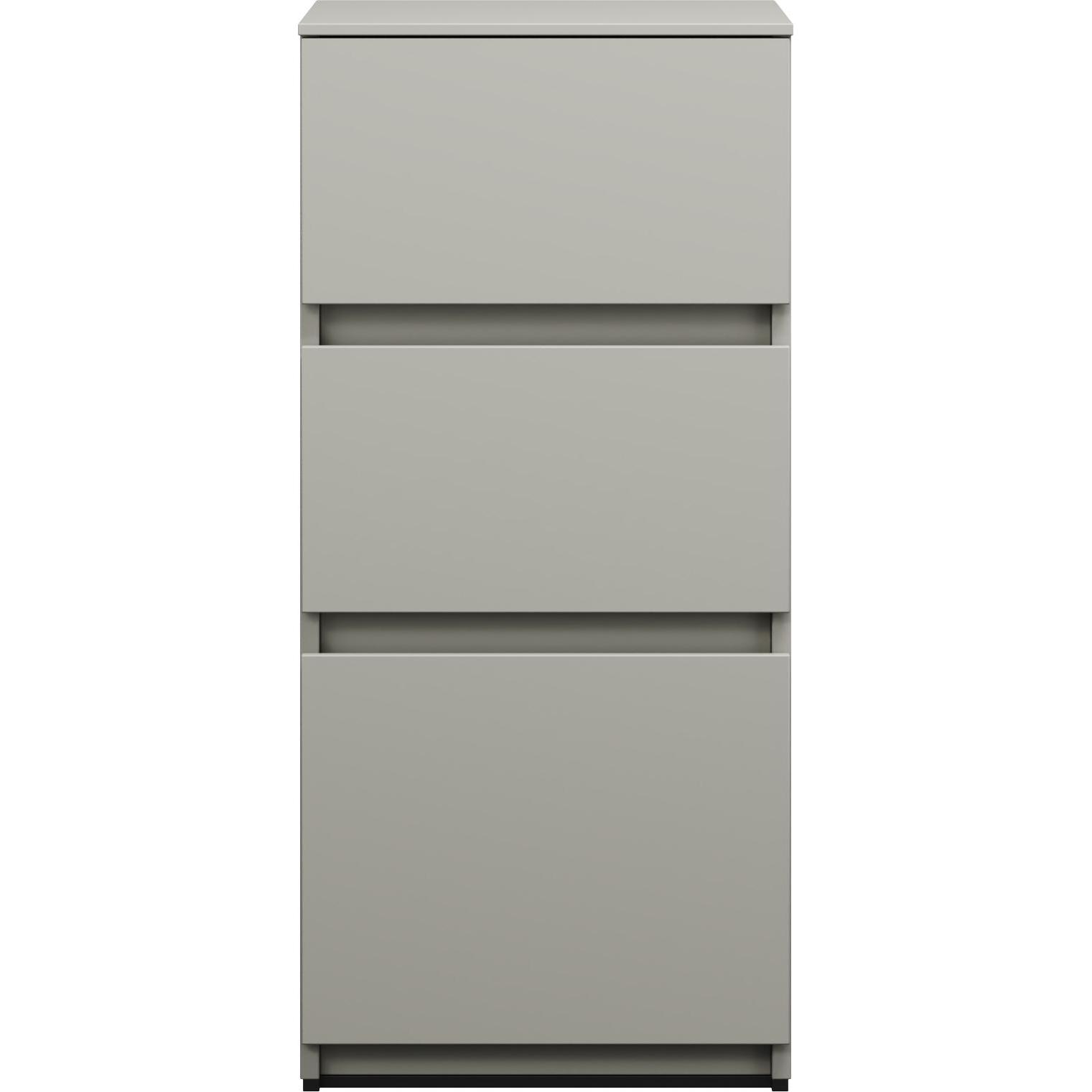 burgbad, Badezimmerschrank, Lin20 Unterschrank, 3 Auszüge in der Tiefe 357, 400x357x870mm, USIX040