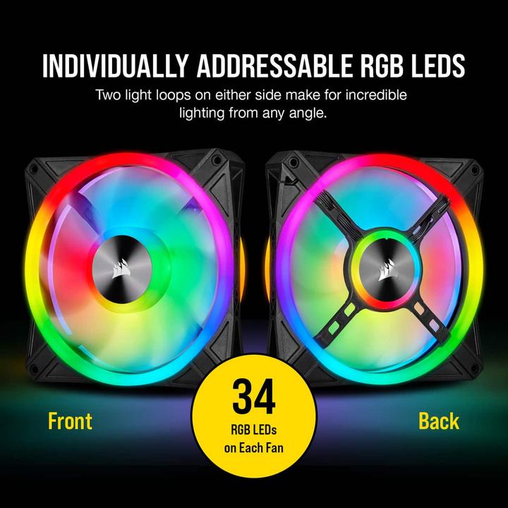 Produktbild Corsair iCUE QL140 RGB (140 mm, 1 x)