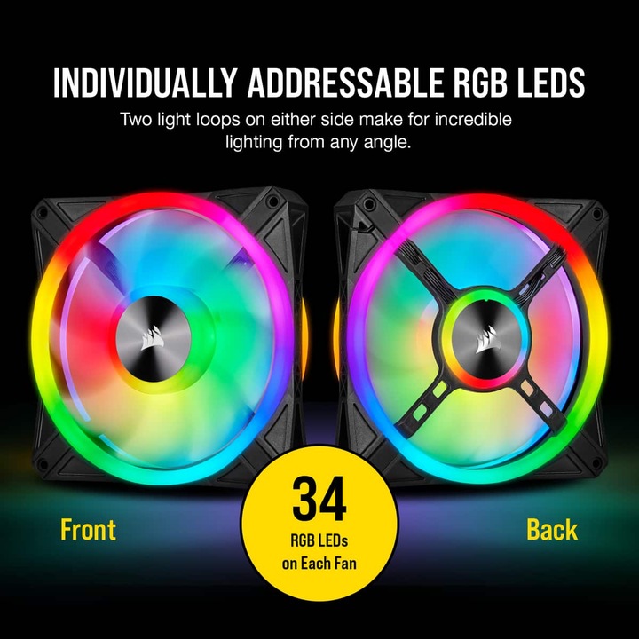 Produktbild Corsair iCUE QL140 RGB (140 mm, 1 x)