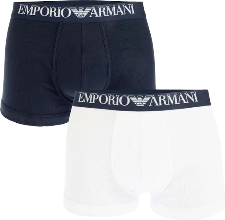 Navy blue/white