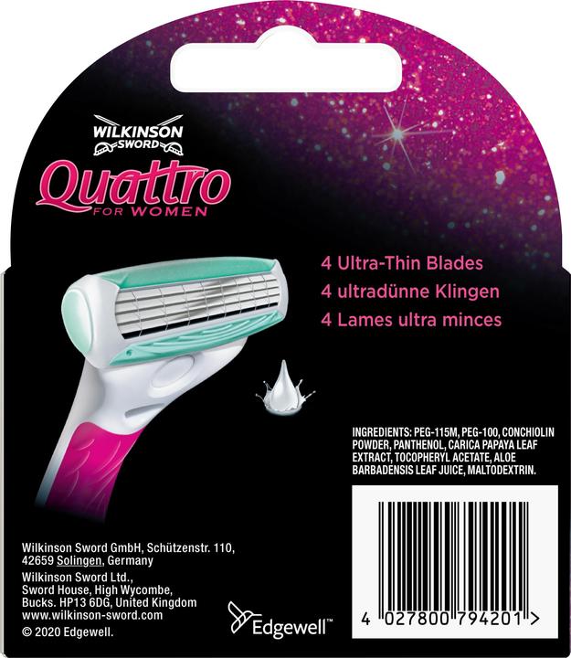 Wilkinson Quattro for Women Sensitive (3 x)