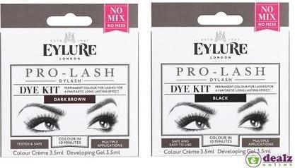 Eylure Pro Lash DyLash Dye Kit Permanent Tint Deep Dark Glossy Colour (Tiefdunkle Glänzende Farbe)