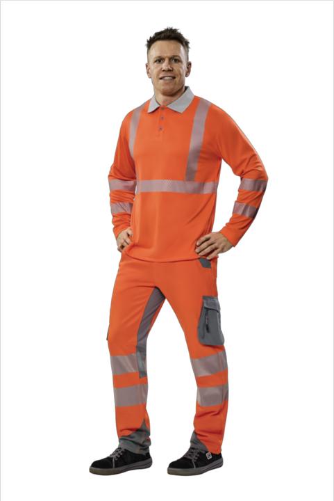 Actual product image Planam Norit Warnschutz Polo 1/1 Gr. S (S)
