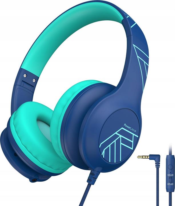 Immagine prodotto PowerLocus PLED Kinderkopfhörer kabelgebunden blau