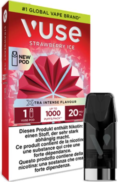 Produktbild Vuse Strawberry Ice (Erdbeere)