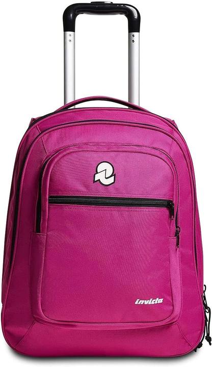 Invicta Neuer Bump Plain Trolley, Festival, Fuchsia, Casual (42 l)
