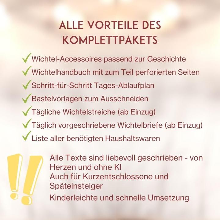 Produktbild 24 Tage Wichtelzauber Wichteltür Set