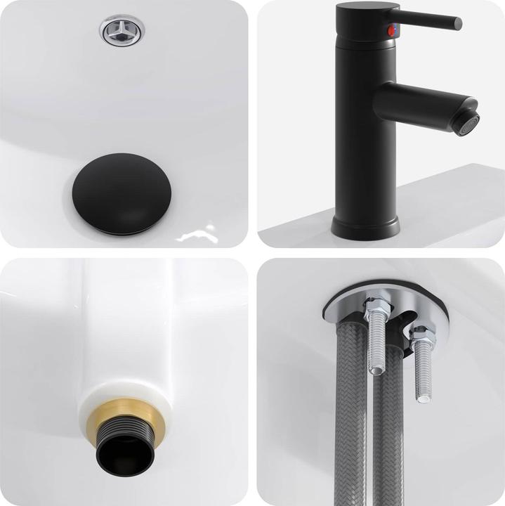 Produktbild vidaXL Waschbecken fürs Badezimmer (400 mm, 420 mm)