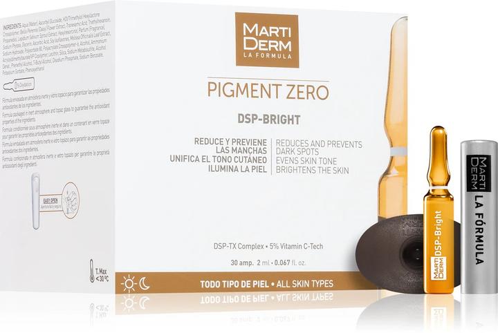 Image du produit Martiderm Pigment Zero DSP-clair 30 ampoules de 2ml (60 ml)