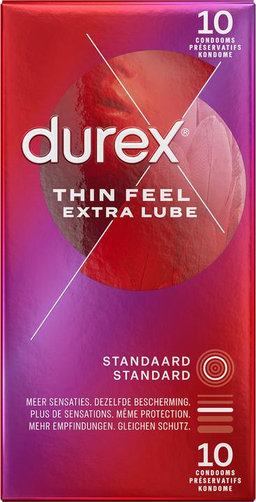 Actual product image Durex Thin Feel Extra Lube - 10 condoms (10 pcs.)