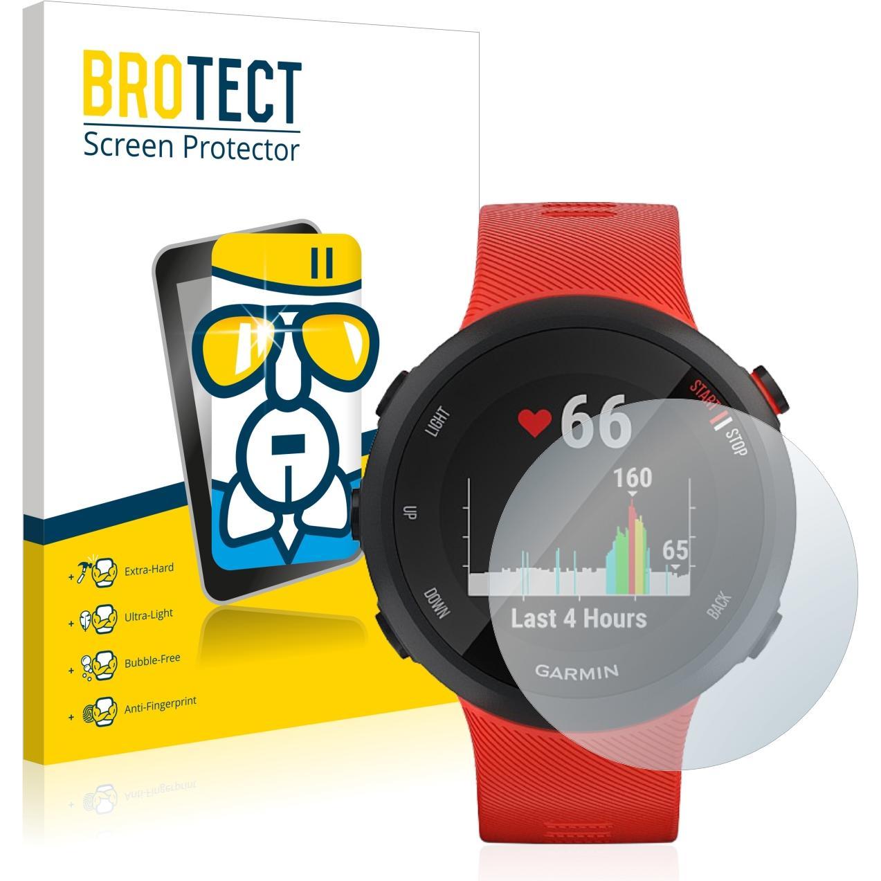 BROTECT AirGlass Panzerglasfolie, Smartwatch Schutzfolie, Transparent
