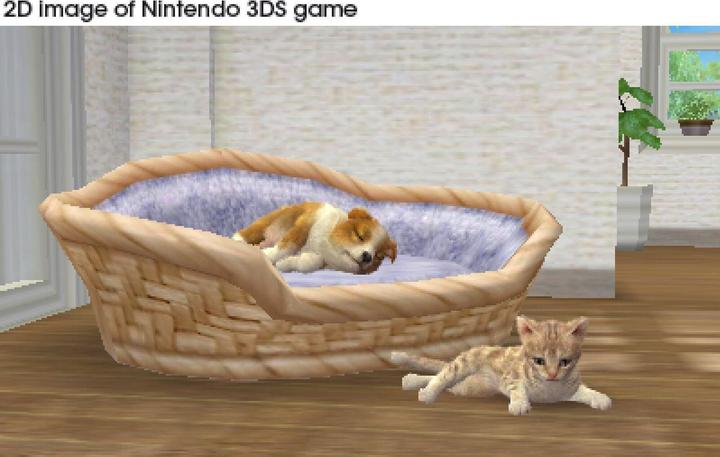 Actual product image Nintendo Nintendogs + Cats: Golden Retriever (3DS, Multilingual)