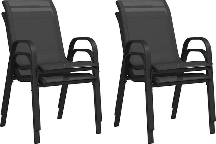 Produktbild vidaXL stapelbarer Gartenstuhl