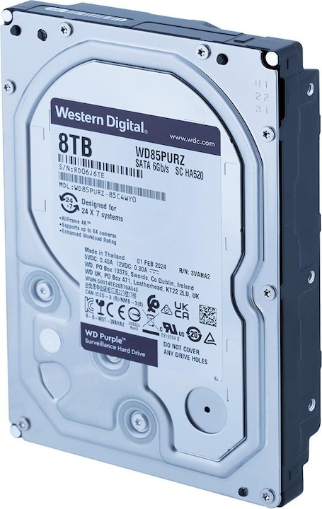 Produktbild WD Purple (8 TB, 3.5", CMR)