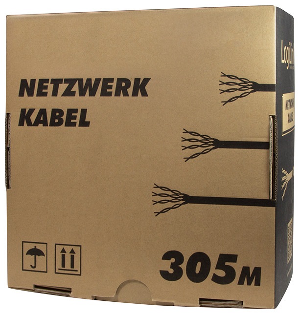 Immagine prodotto LogiLink Cavo di rete (S/FTP, CAT6, 305 m)