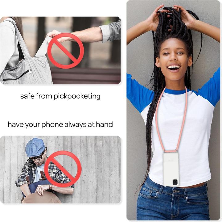 Actual product image Nalia Mobile phone case with chain