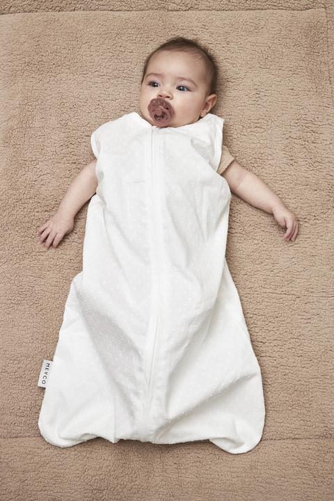 Actual product image Meyco Baby Plume sleeping bag - offwhite - 90cm (90 cm, Summer)