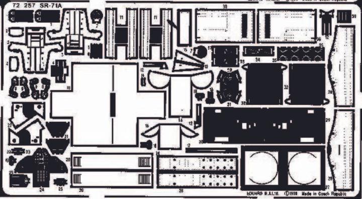 Actual product image Eduard SR-71A