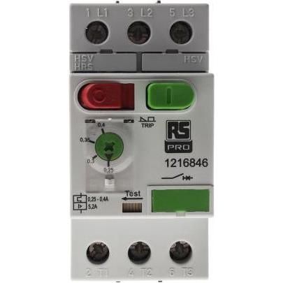 Rs Pro, Schutzschalter, MS32-0,4 Motor Protection Switch