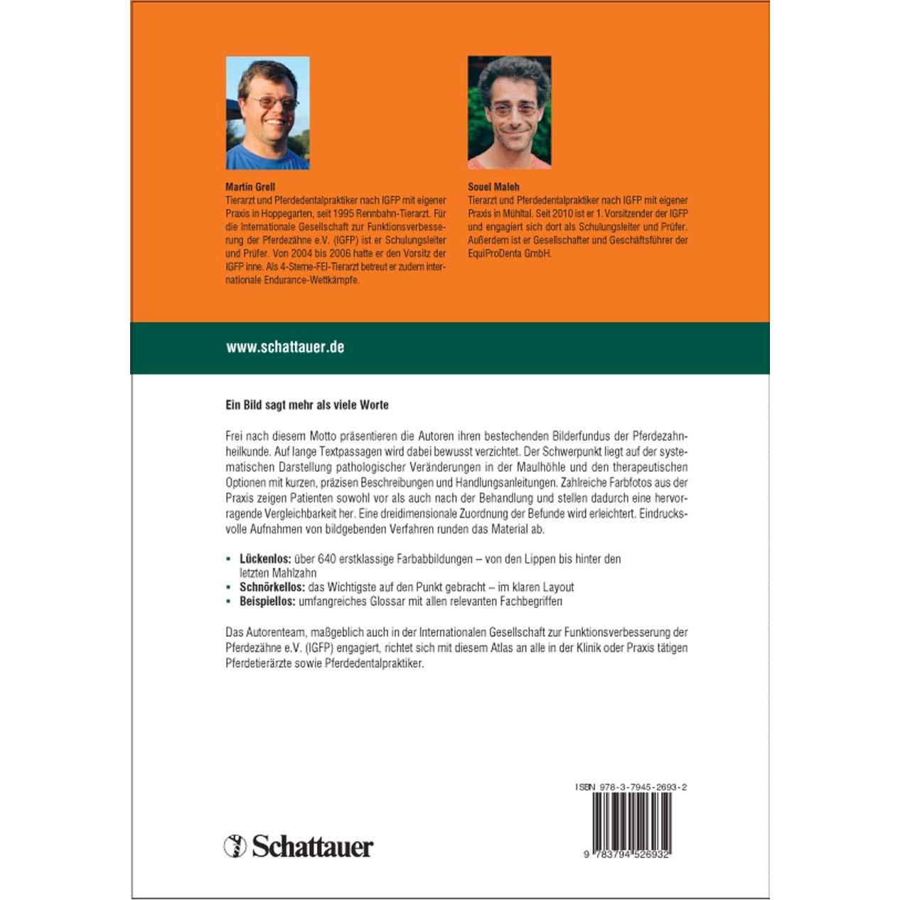 Thumbnail - Atlas der Zahnheilkunde beim Pferd, Fachbücher von Martin Grell, Souel Maleh