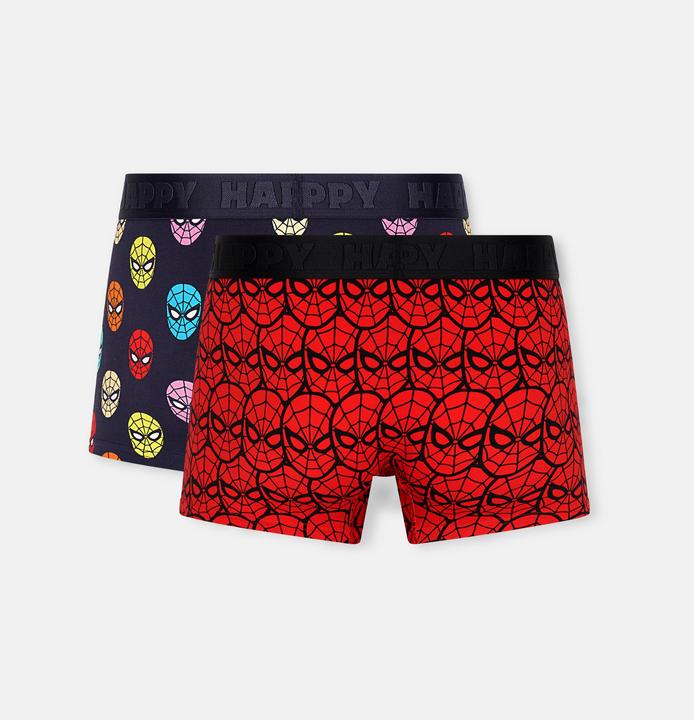Produktbild Happy Socks MARVEL Spider-Man Short Boxers Gift Set (L, 2er Pack)